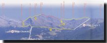 Mappa del Sentiero -Panorama-,
distribuita da Pila Spa e dal Consorzio
Turistico -L’Espace de Pila-
(21401 bytes)